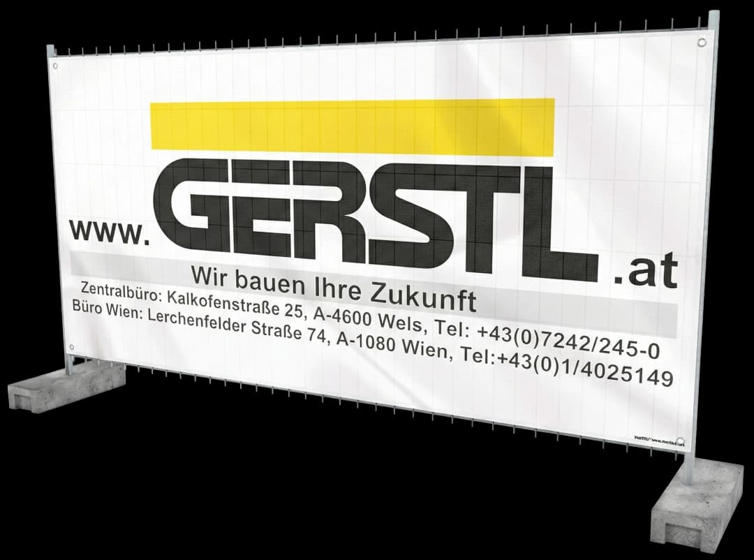 MeshFrei Bauzaunblenden Referenz Baustellenwerbung 11
