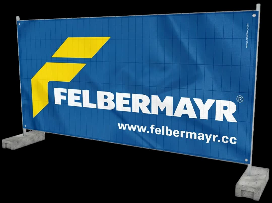 MeshFrei Bauzaunblenden Referenz Baustellenwerbung 4