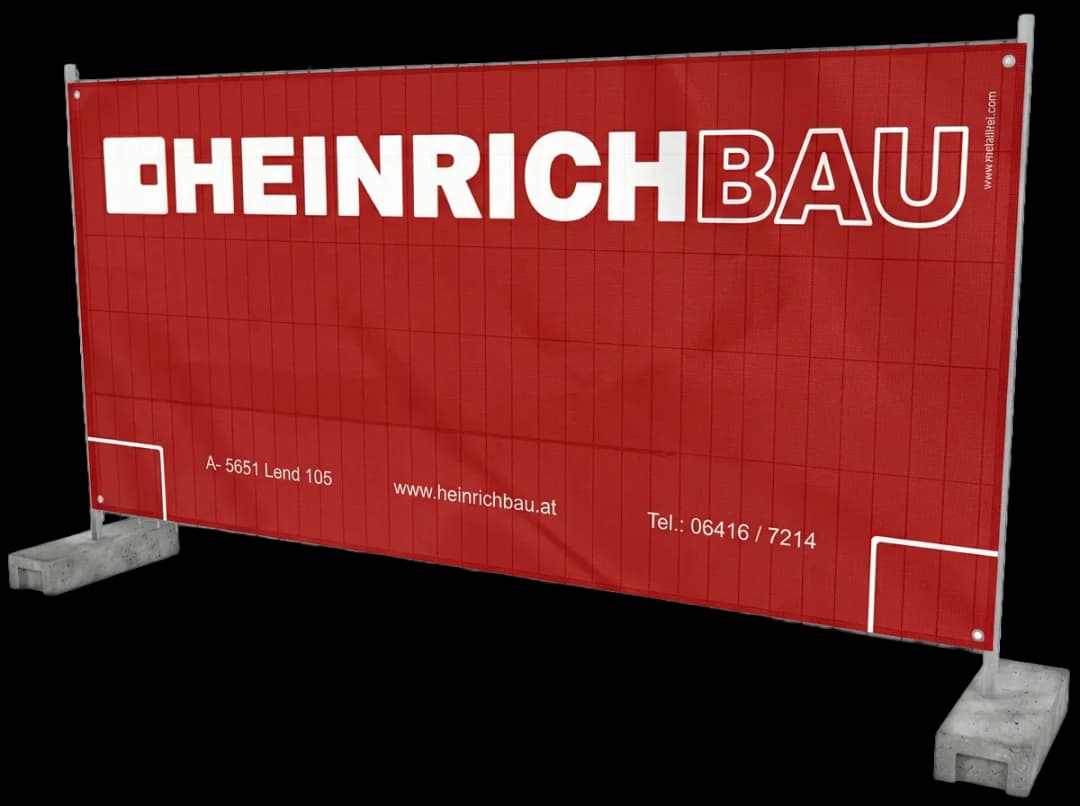 MeshFrei Bauzaunblenden Referenz Baustellenwerbung 8